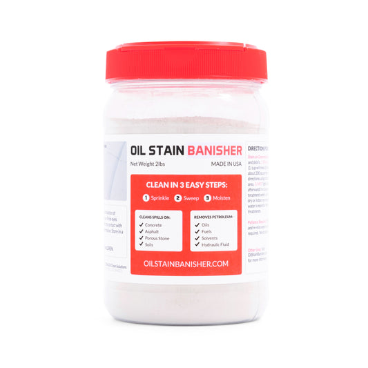 Oil Stain Banisher 2 Lb - Concrete Oil Stain Remover