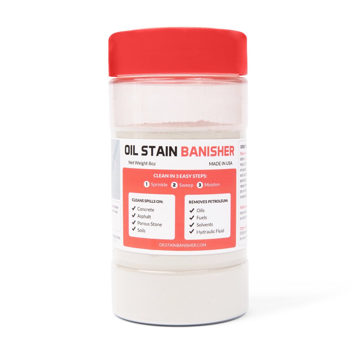 Oil Stain Banisher 8 Oz Sampler - Concrete Oil Stain Remover